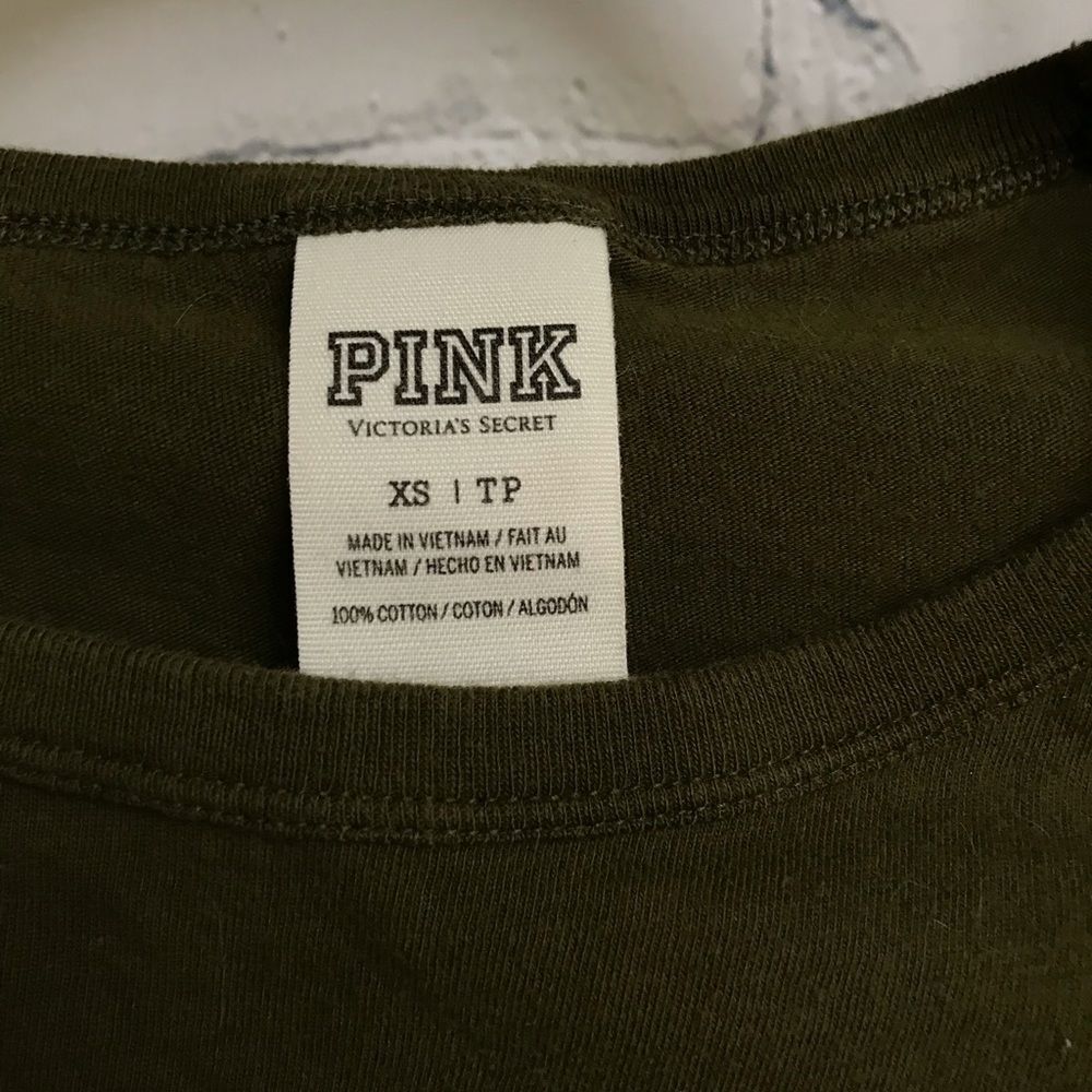 Pink by Victoria’s Secret T-shirt with 3/4 sleeves - Picture 2 of 4